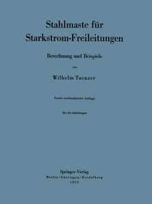 Stahlmaste für Starkstrom-Freileitungen