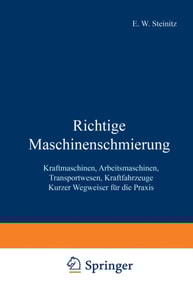Richtige Maschinenschmierung
