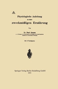 Physiologische Anleitung zu einer zweckmäßigen Ernährung