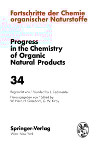 Fortschritte der Chemie Organischer Naturstoffe / Progress in the Chemistry of Organic Natural Products