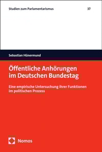 Öffentliche Anhörungen im Deutschen Bundestag