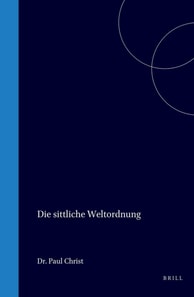 Die sittliche Weltordnung