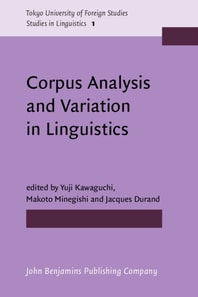 Corpus Analysis and Variation in Linguistics
