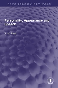 Personality, Appearance and Speech