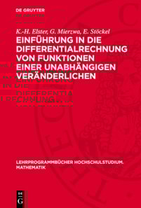 Einführung in die Differentialrechnung von Funktionen einer unabhängigen Veränderlichen
