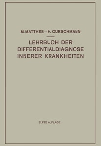 Lehrbuch der Differentialdiagnose Innerer Krankheiten
