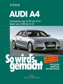 Audi A4, Limousine 12/07-8/15, Avant 3/08-8/15