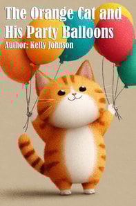 Orange Cat and His Party Balloons