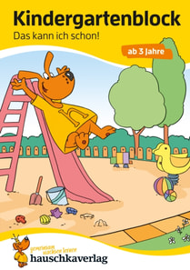 Kindergartenblock ab 3 Jahre - Das kann ich schon!