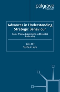 Advances in Understanding Strategic Behaviour