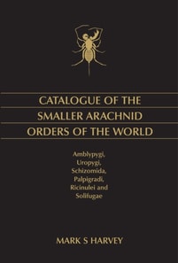 Catalogue of the Smaller Arachnid Orders of the World