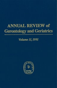 Annual Review of Gerontology and Geriatrics, Volume 11, 1991