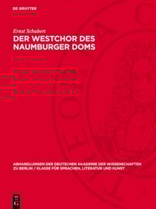 Der Westchor des Naumburger Doms