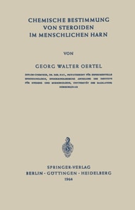 Chemische Bestimmung von Steroiden im Menschlichen Harn