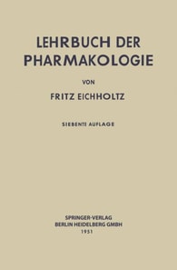 Lehrbuch der Pharmakologie im Rahmen einer allgemeinen Krankheitslehre