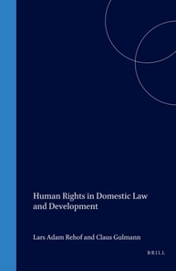 Human Rights in Domestic Law and Development