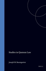 Studies in Qumran law