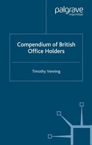 Compendium of British Office Holders