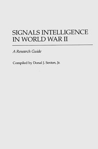 Signals Intelligence in World War II