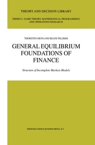 General Equilibrium Foundations of Finance