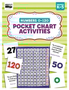 Numbers 0-120 Pocket Chart Activities