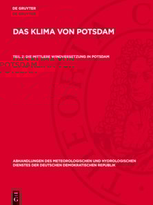 Die mittlere Windversetzung in Potsdam