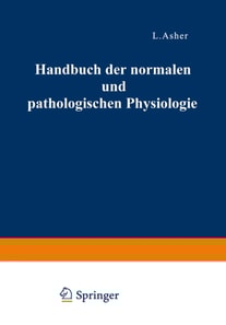 Correlationen des Zirkulationssystems Mineralstoffwechsel · Regulation des Organischen Stoffwechsels · Die Correlativen Funktionen des Autonomen Nervensystems II