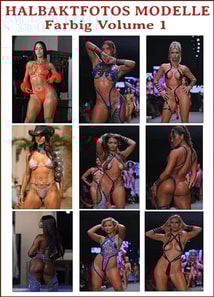 267 Halbaktfotos Modelle, Mannequins Farbig Volume 1.