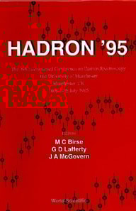 Hadron '95 - Proceedings Of The 6th International Conference On Hadron Spectroscopy