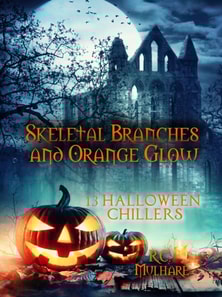 Skeletal Branches and Orange Glow
