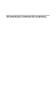 Technology Enhanced Learning