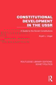Constitutional Development in the USSR