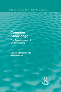 Common Knowledge (Routledge Revivals)