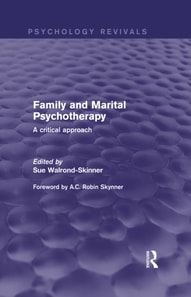 Family and Marital Psychotherapy (Psychology Revivals)