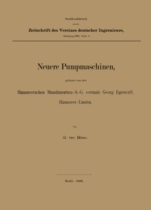 Neuere Pumpmaschinen