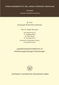 Ligandenaustauschreaktionen an Perfluoroorganohalogen-Verbindungen