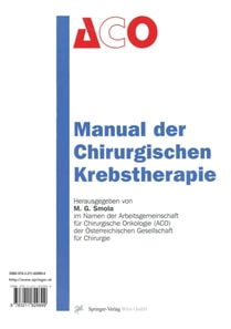 Manual der Chirurgischen Krebstherapie