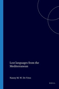 Lost languages from the Mediterranean