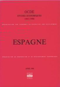 Etudes economiques de l'OCDE : Espagne 1986
