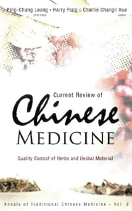 Current Review Of Chinese Medicine: Quality Control Of Herbs And Herbal Material