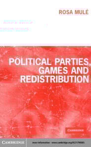 Political Parties, Games and Redistribution