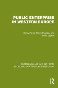 Public Enterprise in Western Europe