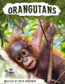 Orangutan Activity Workbook for Kids age 4-8!