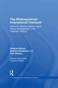 Shakespearean International Yearbook