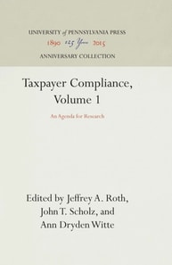 Taxpayer Compliance, Volume 1