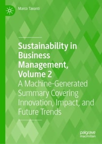 Sustainability in Business Management, Volume 2