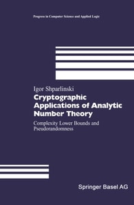Cryptographic Applications of Analytic Number Theory
