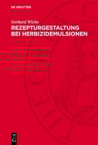 Rezepturgestaltung bei Herbizidemulsionen