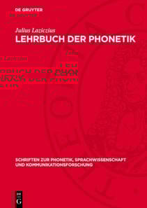 Lehrbuch der Phonetik
