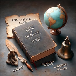 Book of Mormon, a critique of Law, Foreign Policy, and Liberty